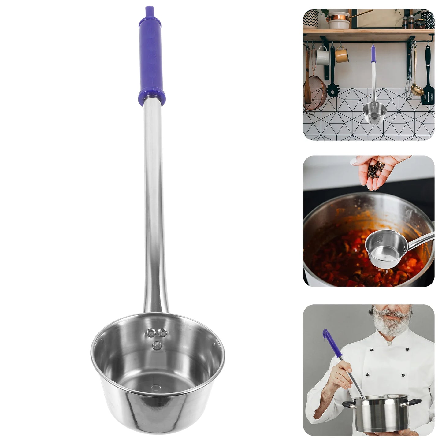 Baby Spoons Stainless Steel Convenient Water Metal 3900X1000X1000CM Soup Ladle