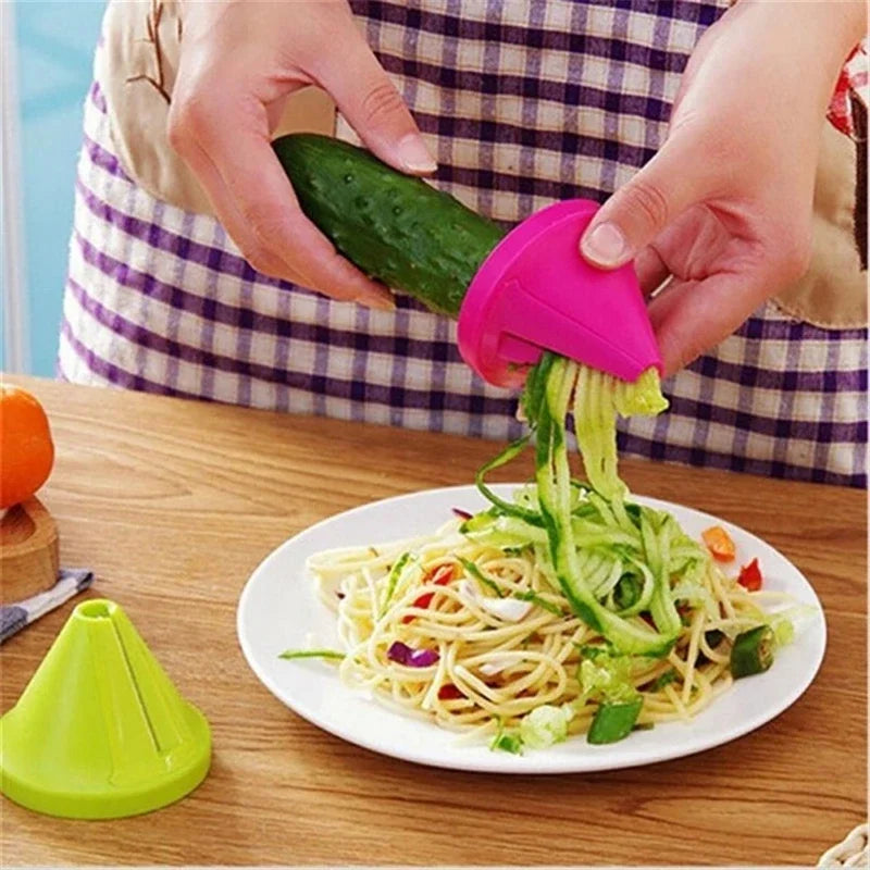 NEW Kitchen Portable Vegetable Fruit  Multi-function Spiral Shredder Peeler Manual Potato Carrot Radish Rotating Shredder Grater