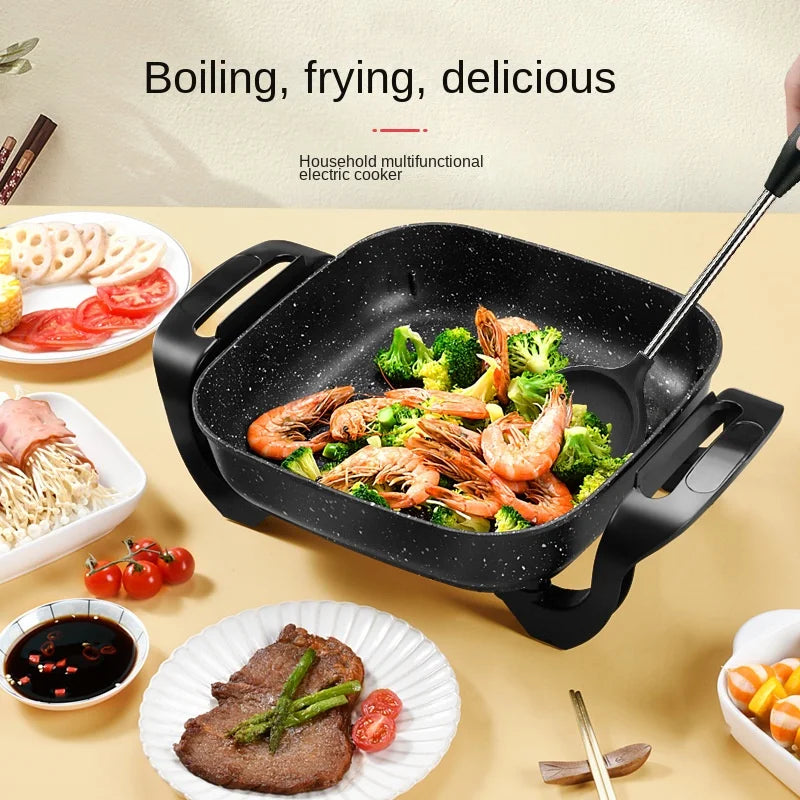 4l Electric Frying Pan Multifunctional Household Electric Heating Pan чайник электрический