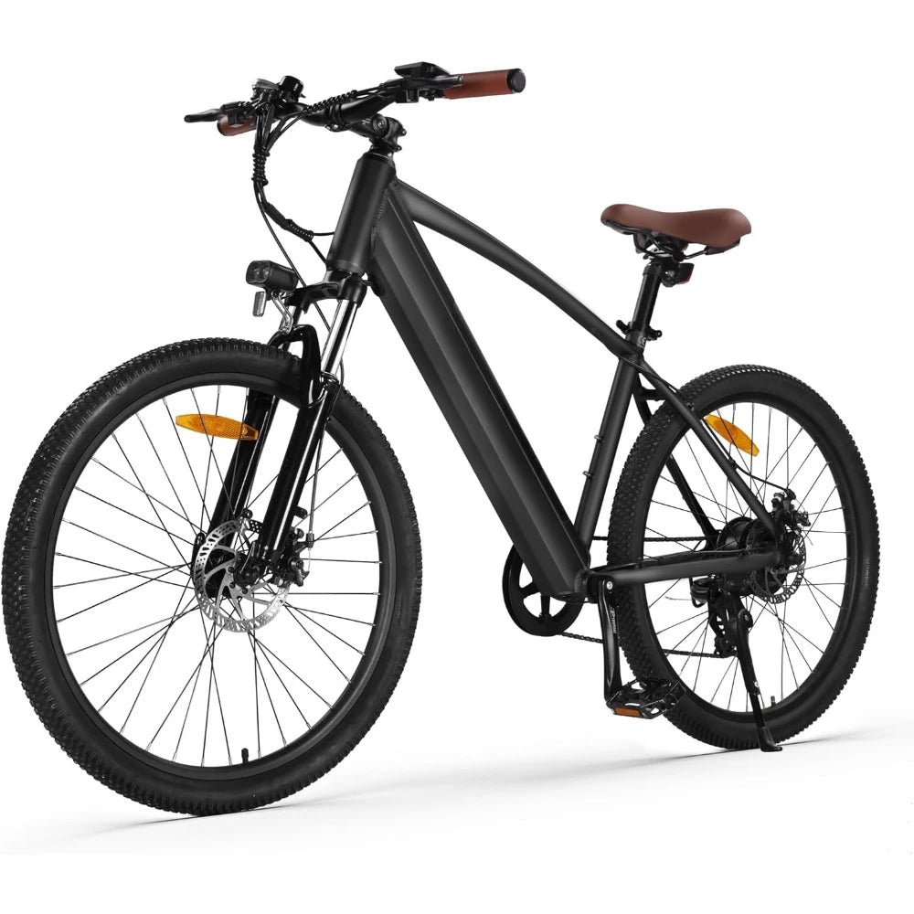 Electric Bike -468Wh Removable Built in Battery, 350W(Peak 500W), 26X2.1 Tire Step Over Bicycle with 7 Speed, Max 50 Miles