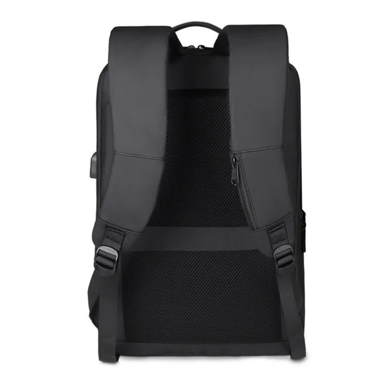 New Men's Large Capacity Hard shell Backpack ABS Leisure Backpack With USB Waterproof 17 inch Laptop Bag Business Travel Bag