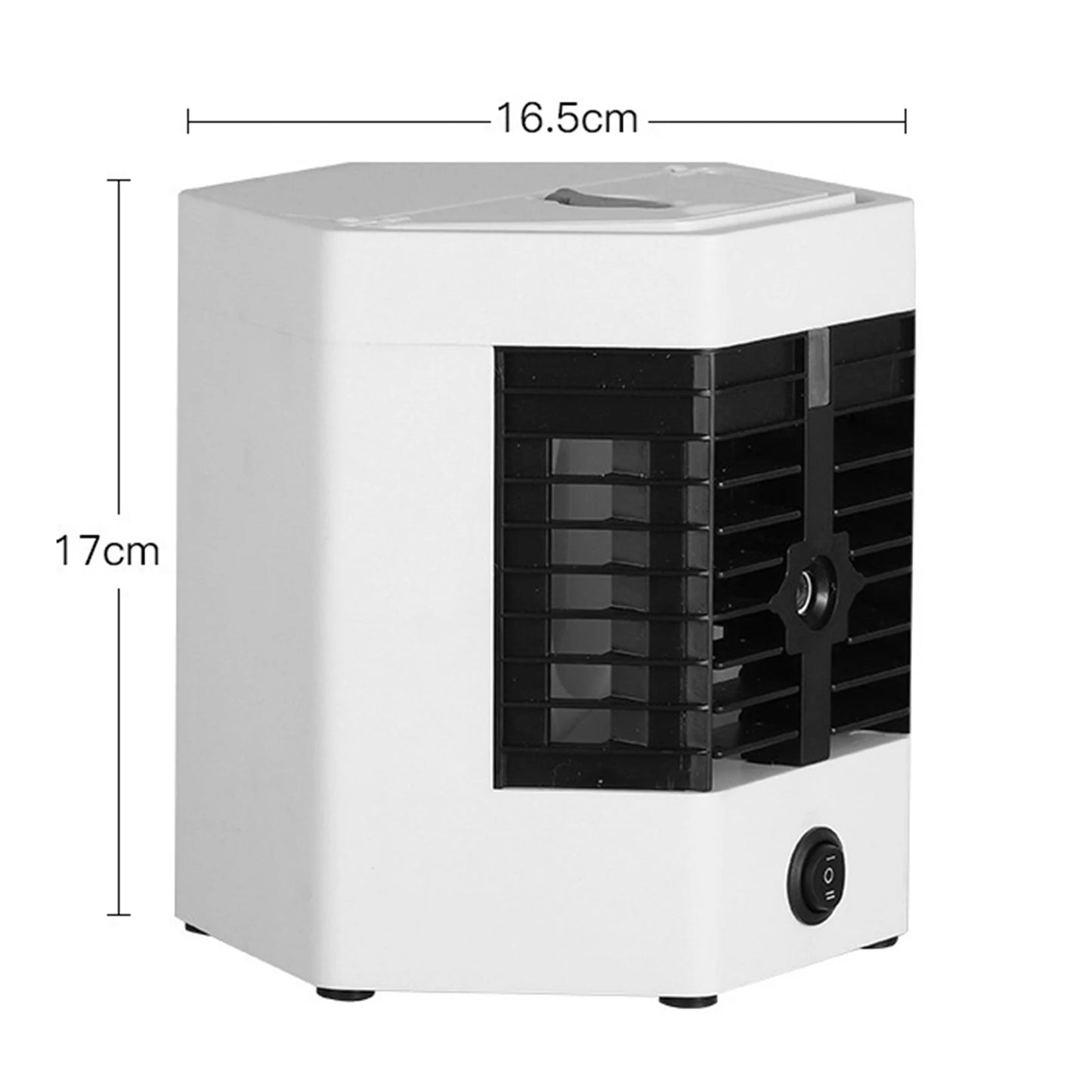 Air Conditioner Fan,Mini Air Cooler Portable Air Conditioner Personal Humidification Evaporative Air Cooler Fan for Bedroom Desk
