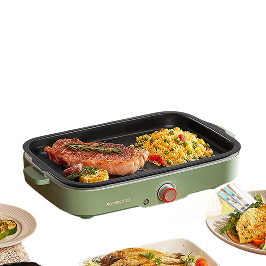 Joyoung Electric Oven Barbecue Grill Pan with Multiple Functions and Non-stick Coating 220V