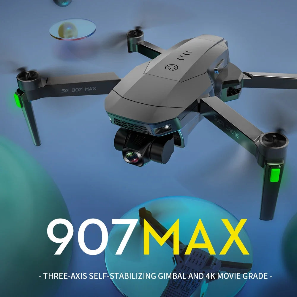 SG907 Max GPS 4K professional RC quadcopter drone with Camera HD 4K 1080P 5G WiFi FPV copter Foldable pro Drones SG907 S