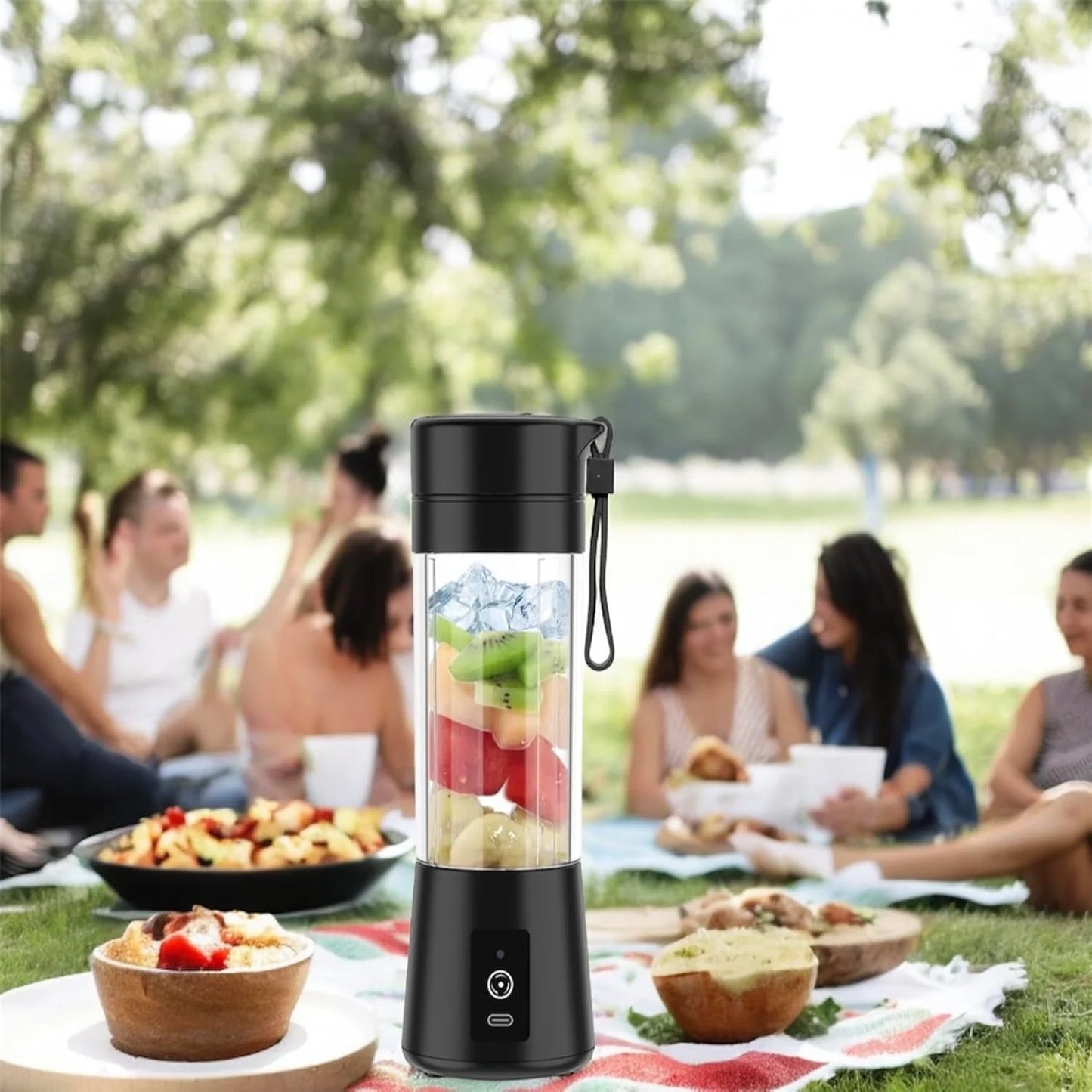 Portable Blender, Mini Personal Blender for smoothies USB Rechargeable On The Go Mixer  Blender Personal Size Rechargeable USB,
