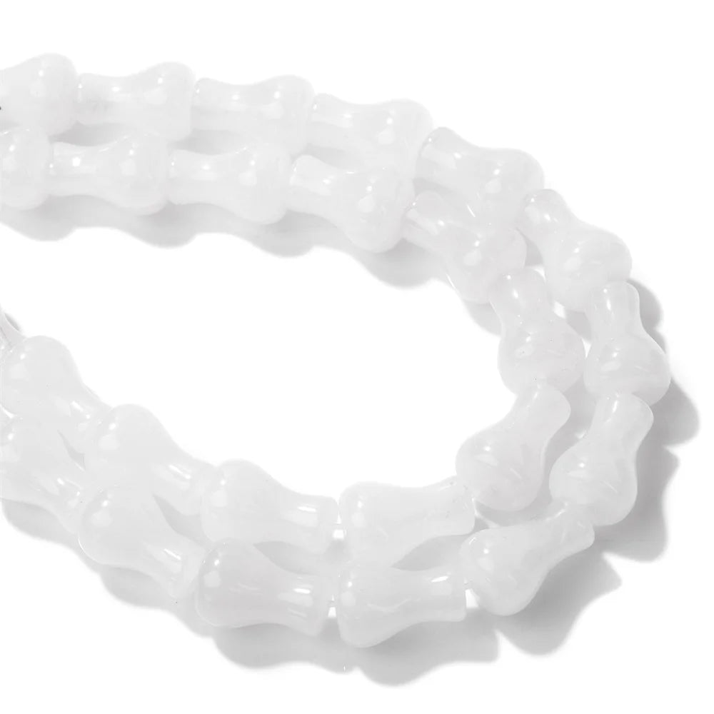 8x12mm Natural Vase Shape Stone Beads Agates Opal Tiger Eye Gems Bead Polished Spacer Loose Beads for Jewelry Making Handmade