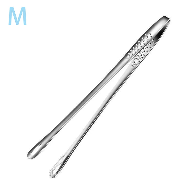 BBQ Food Tongs Barbecue Clip Stainless Steel Kitchen Food Meat Clip Non-slip Non-Stick Steak Clamp Cooking Tool For Grill Baking