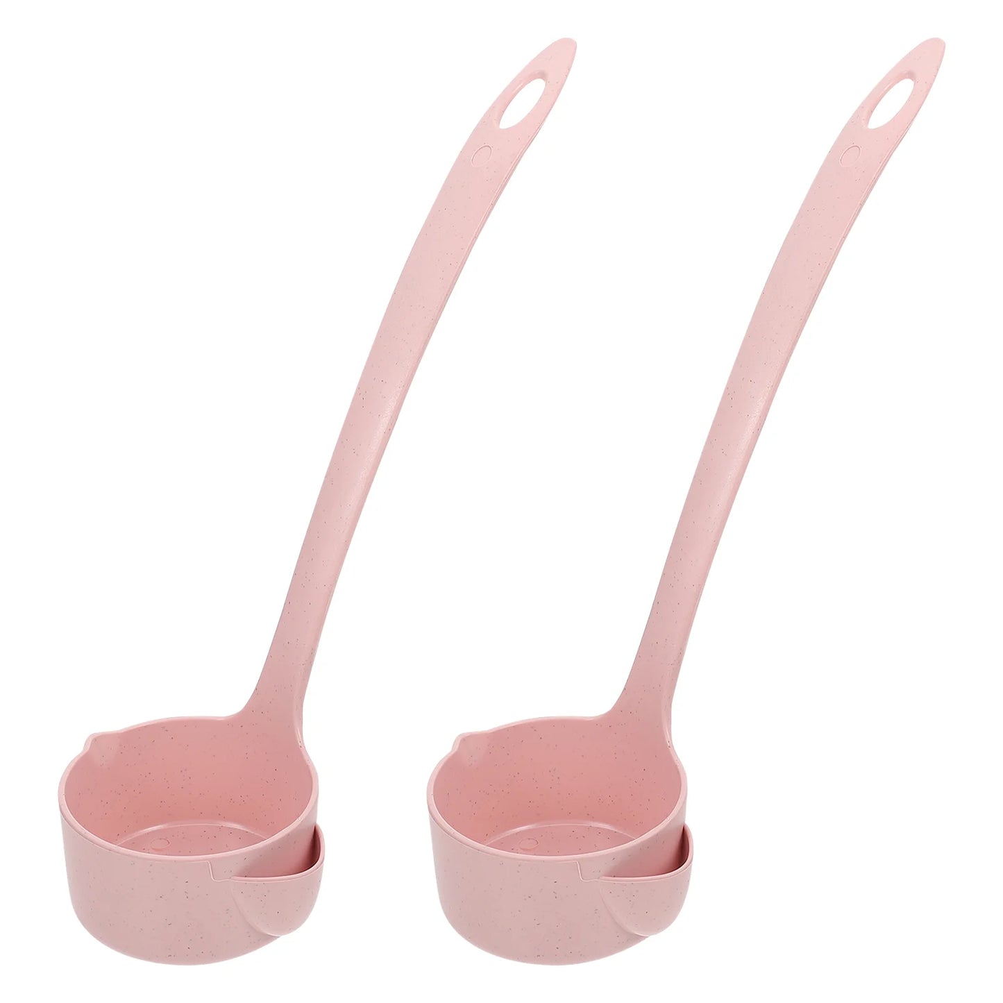 2 Pcs Oil Filter Spoon Kitchen Gadget Separator Scoop Gravy Ladle Household Colander Filtering Hot Pot Soup