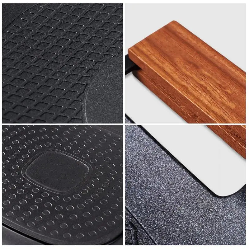 Griddle Pan Induction Cooker Cassette Stove Outdoor Grill Plate Teppanyaki Korean Style Barbecue Pan for Home Party Travel and