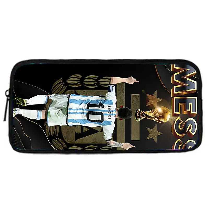 Cartoon C-CR7 Football-Stars Child School Backpack With Lunch Bags Pencil Bags School Bags for Boys Girls Best Gift