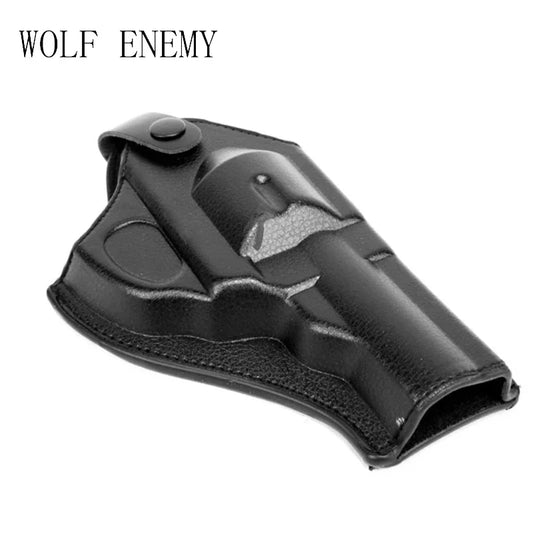 Tactical Force Leather Revolver Hunting Training Holster (Short)