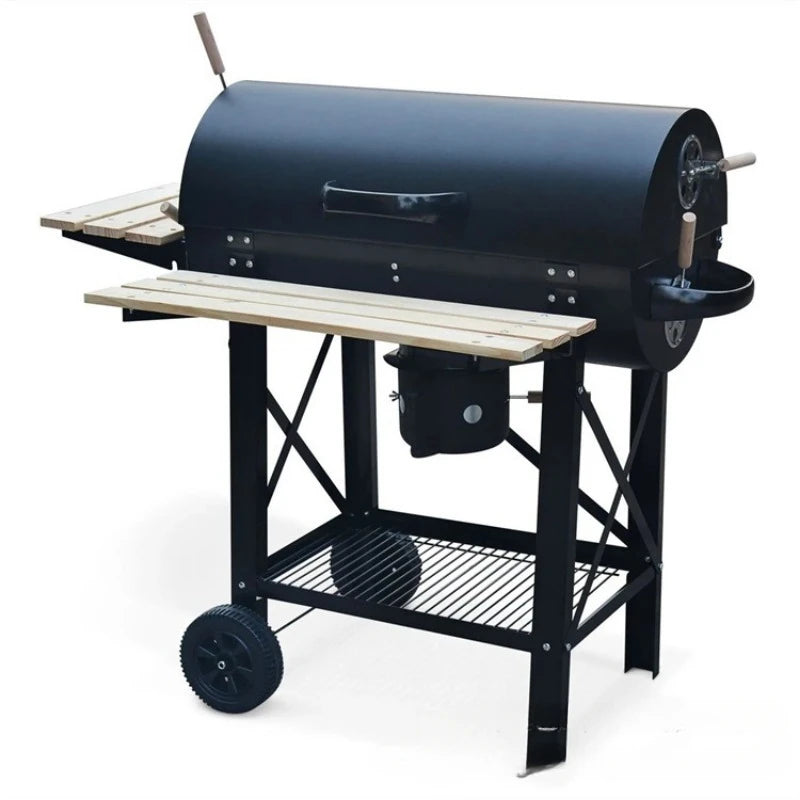 Barbecue Camping Cookware Stainless Steel Grill Stand Tourist Burner Gas Stove Cookware Nature Hike Grill Portable Brazier BBQ