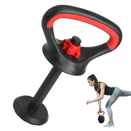 2025 Fitness Adjustable Metal Kettlebell Handle for Weight Plates Arm Strength Workout Kettle Bell Grip Dumbbell