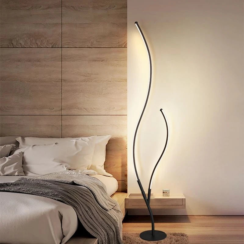 Tree Floor Lamps Minimalist smart rgb Lamp For Studio Bedroom arc lamp Indoor Decoration Led Creative Sofa Living Room Light