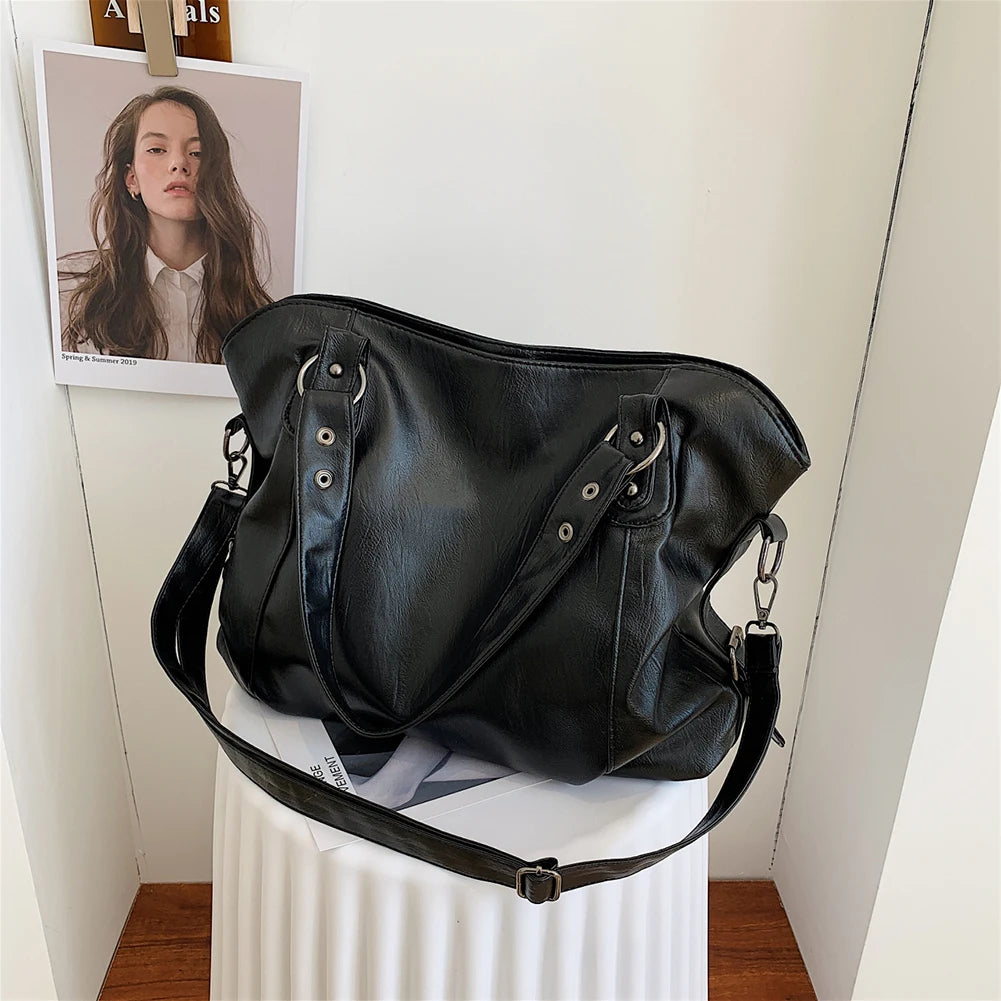Large Totes Bag Women Shoulder Bags Large Capacity Crossbody Bags Leather Shoulder Side Tote Bag Female Shopper Handbags Wallet