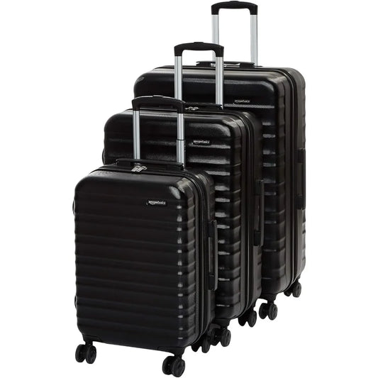 3-Piece Luggage Set (21", 26", 30"), Hardshell Suitcases With Wheels & Scratch-Resistant Surface, Four Multi-directional Wheels