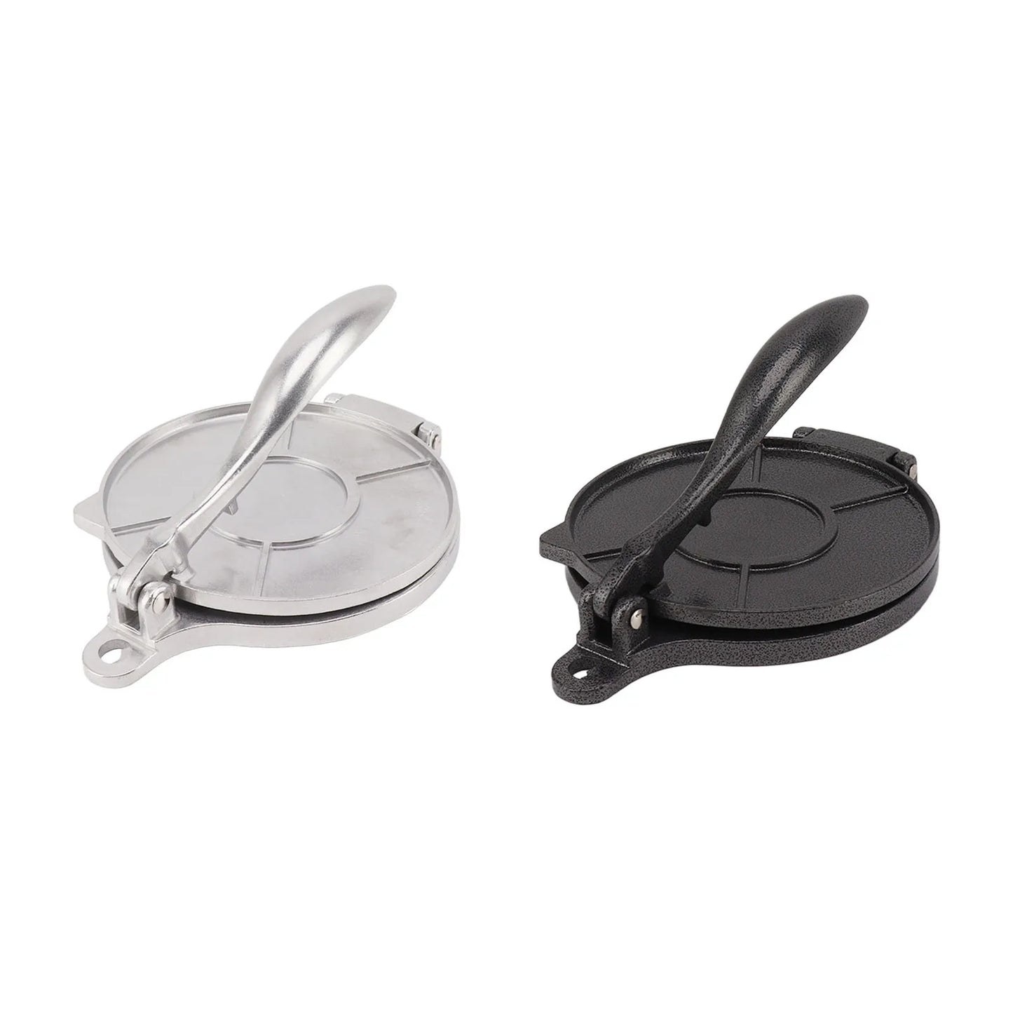 16/20cm DIY Tortilla Press Maker Aluminium Alloy Manual Corn Tortillas Dough Pressing Tool Kitchen Bakeware Cooking Accessories