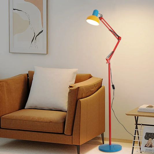 Upgrade Grow Floor Lamp Mechanical Deco rative Floor Lamp for  Chambres Decor Home Interior Color Long Arm Telescopic Floor Lamp