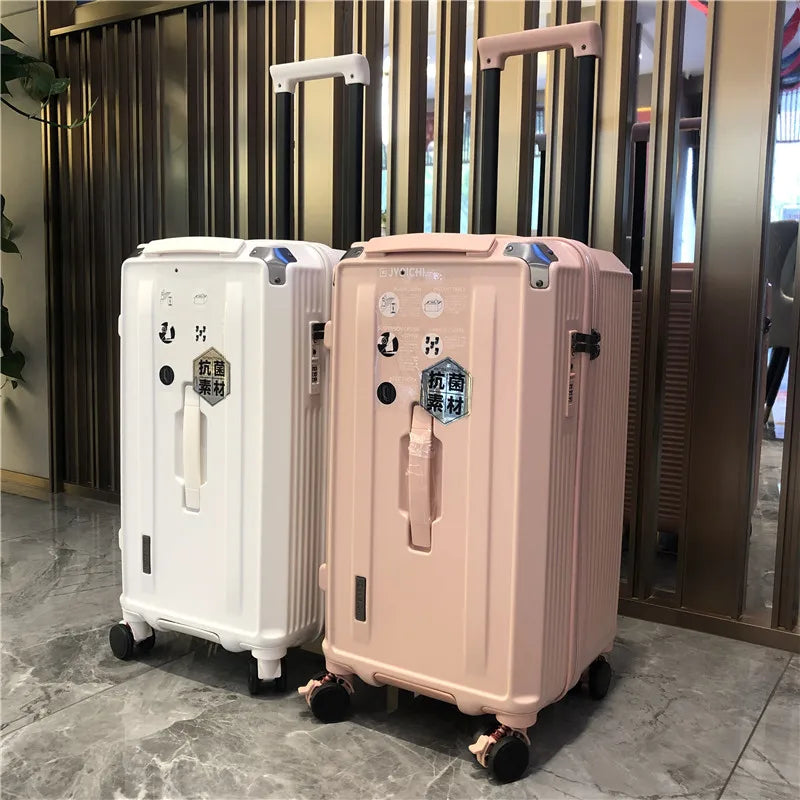 Fashion travel suitcase universal wheel password thickened trolley luggage 22/26/30 inch high value luggage for men and women