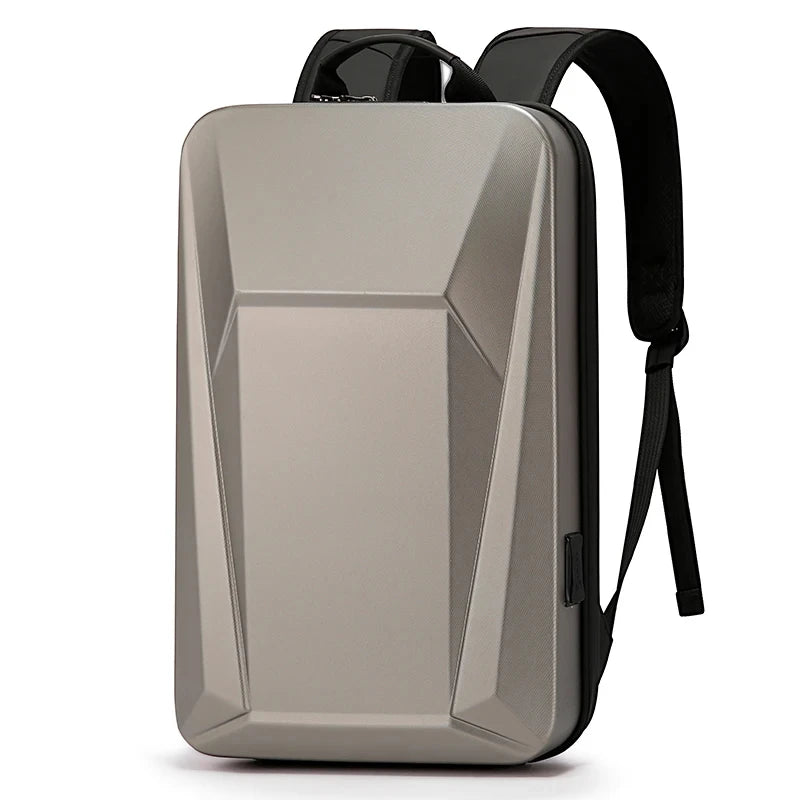 Men's 15.6" Laptop Backpack Anti-theft Waterproof Hard Shell Gaming Pack Luxury Business Backpack USB Charging With TSA Lock