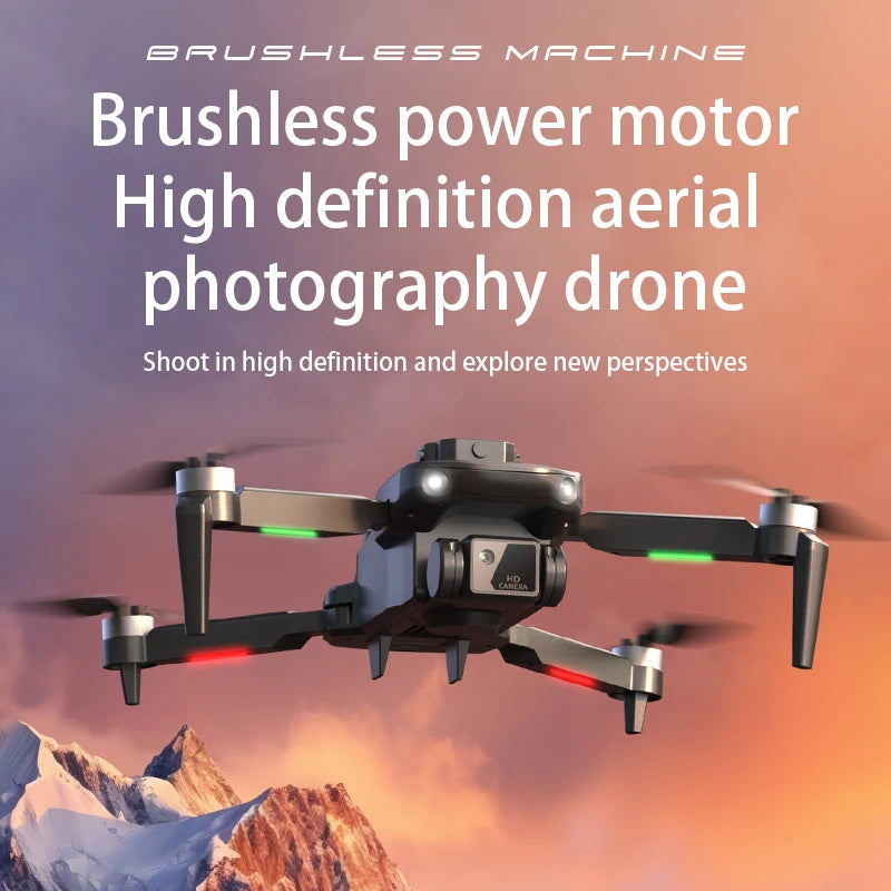 S52Drones 4k HD Brushless Motors Folding Aerial Drone Optical Flow Localization Four Sided Obstacle Avoidance Drone Toys Gifts