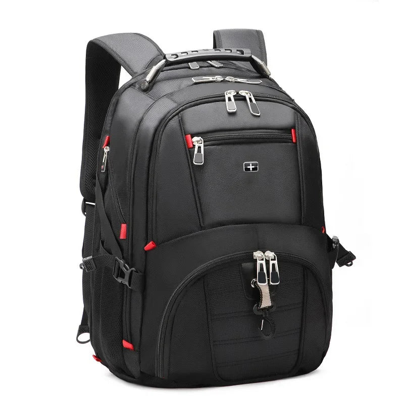 Large Capacity Male Backpack Fashion Travel Multifunction USB Charging Waterproof Anti-theft 17 Inch Laptop Backpack For Men
