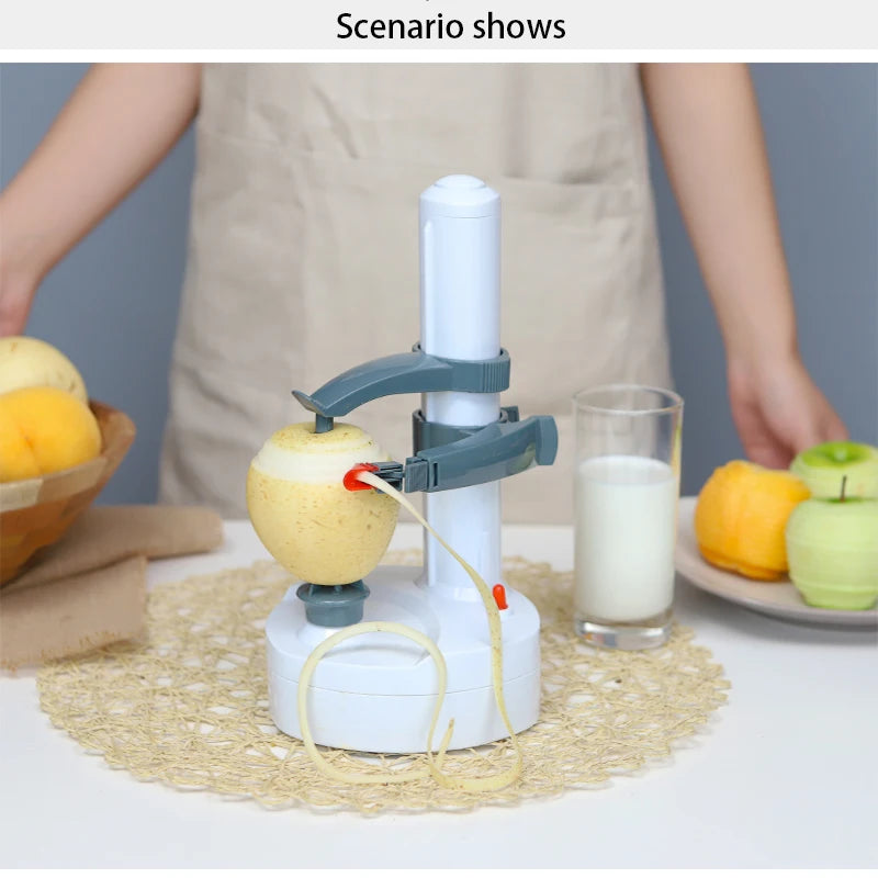 Electric peeler multifunctional fruit, vegetable, apple, potato, household scraper fully automatic peeling