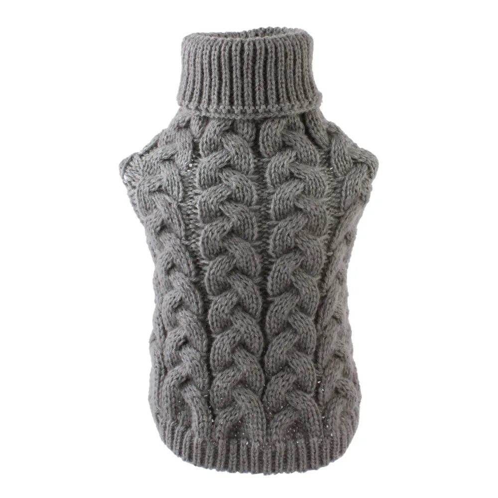 Classic Solid Chihuahua Puppy Dog Sweater for Small Dogs Winter Warm Pet Clothes Yorkshire Schnauzer Pullovers disfraz de perro