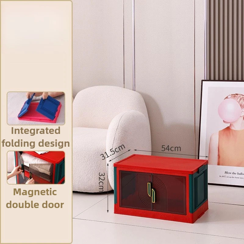 Bedroom Storage Box Clothing Cabinet Organizing Foldable Living Room Storage Cabinet Stationery Toy Organization Boxes Kitchen