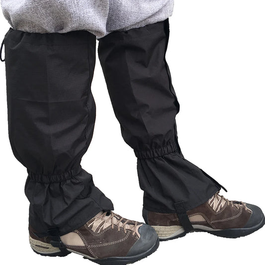 Nylon Ski Legging Gaiters Outdoor Snow Foot Cover Unisex Waterproof Leg Protection Guard Camping Hiking Travel Leg Warmers Cover