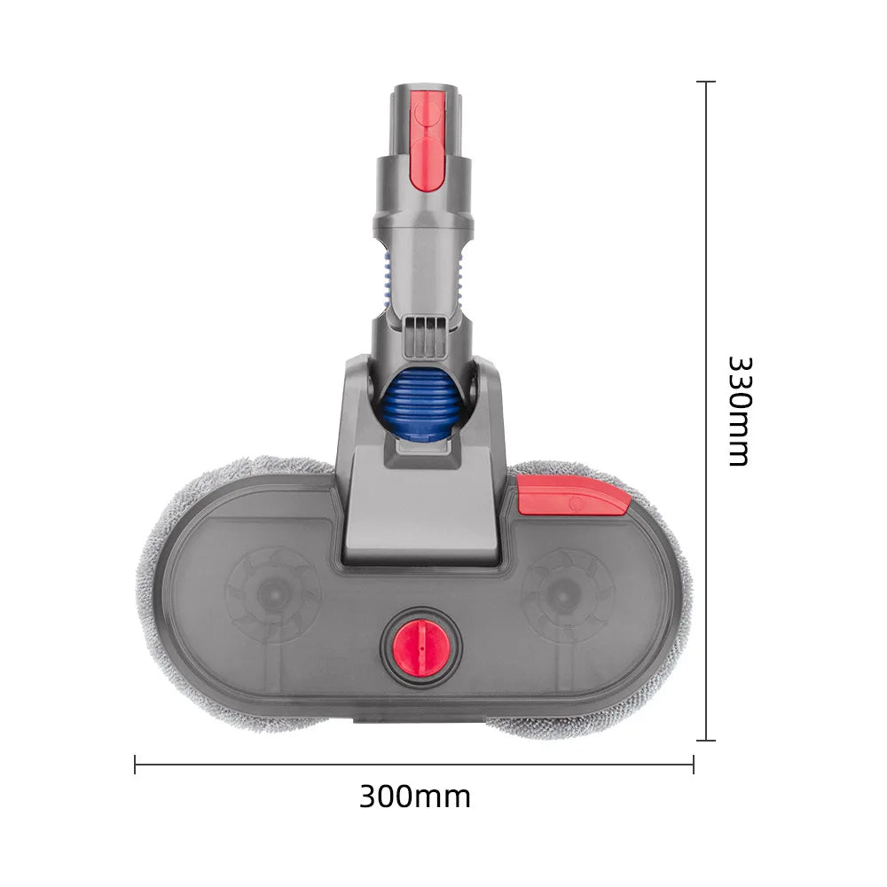 Upgrade Spray Version Electric Mop Head + 6Pcs Mop Cloth for Dyson V7 V8 V10 V11 Vacuum Cleaner Parts with Led Lights