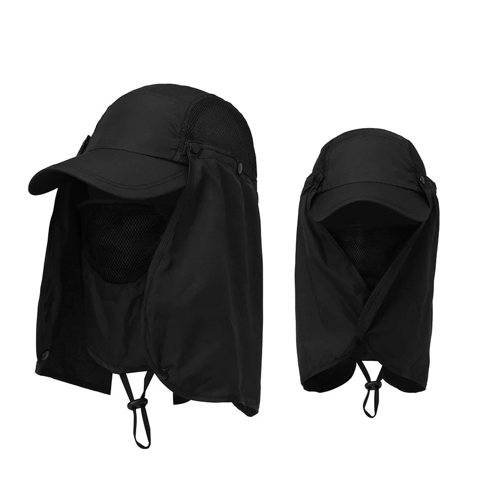 Hunting Camping Hiking Fishing Hats Outdoor UV protection Sun Protection Breathable Caps Full Head Quick-dry Headwear Men Women