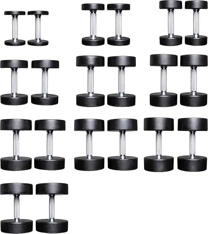 AQRep Fitness Urethane Coated Dumbbells- Idividual Pairs and Sets