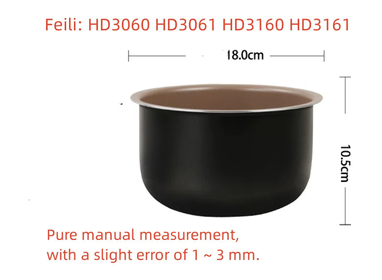Suitable for electric pressure cooker 2L 3L 4L 5L 6L rice cooker non-stick liner