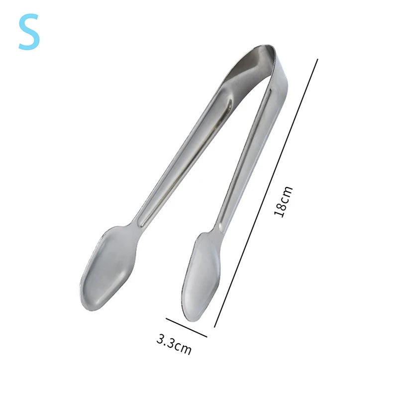 BBQ Food Tongs Barbecue Clip Stainless Steel Kitchen Food Meat Clip Non-slip Non-Stick Steak Clamp Cooking Tool For Grill Baking