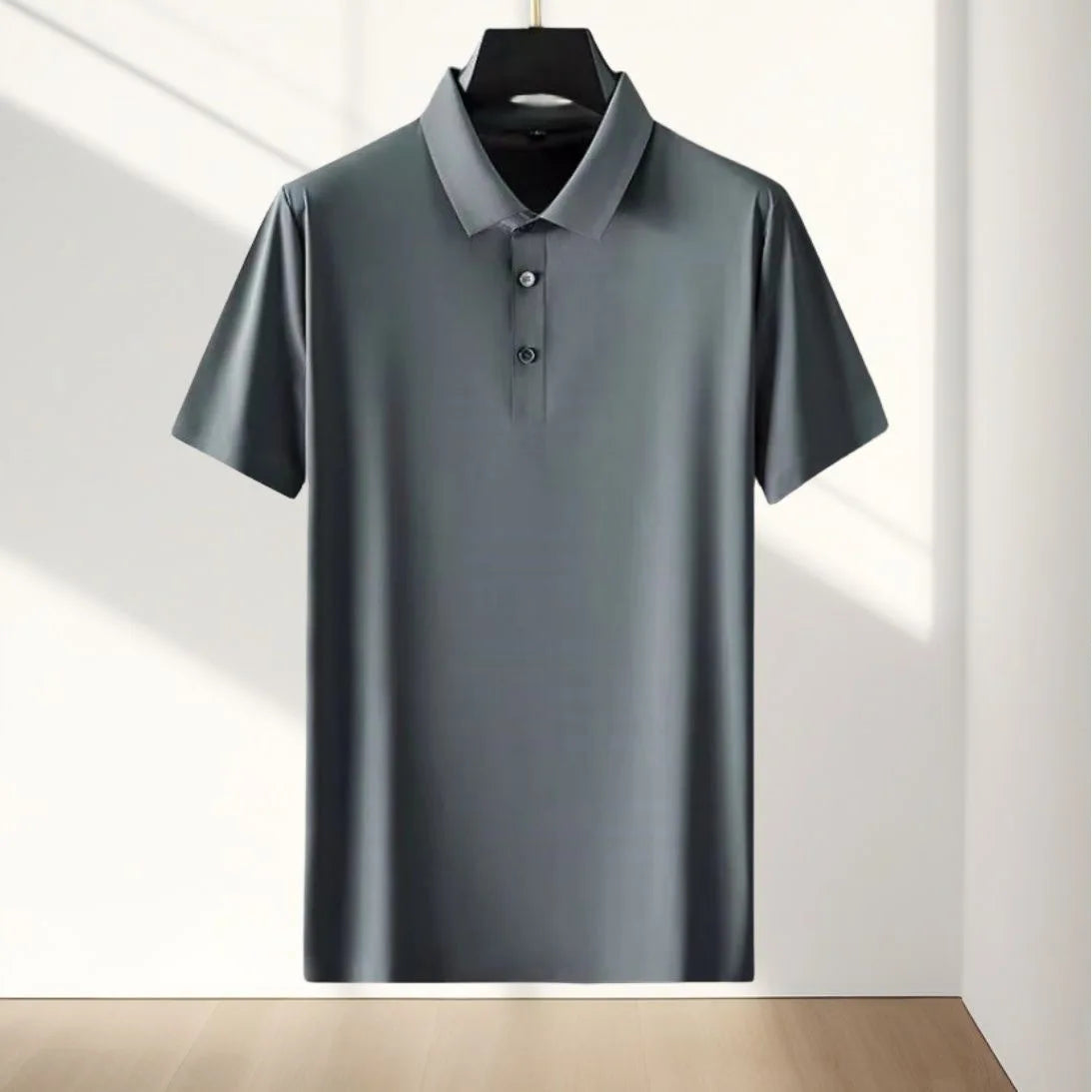2024 Summer New Fashion Ice Silk Sports Suit Men's Casual Relaxed Comfortable Breathable High Quality Plus-Size Two-Piece Set