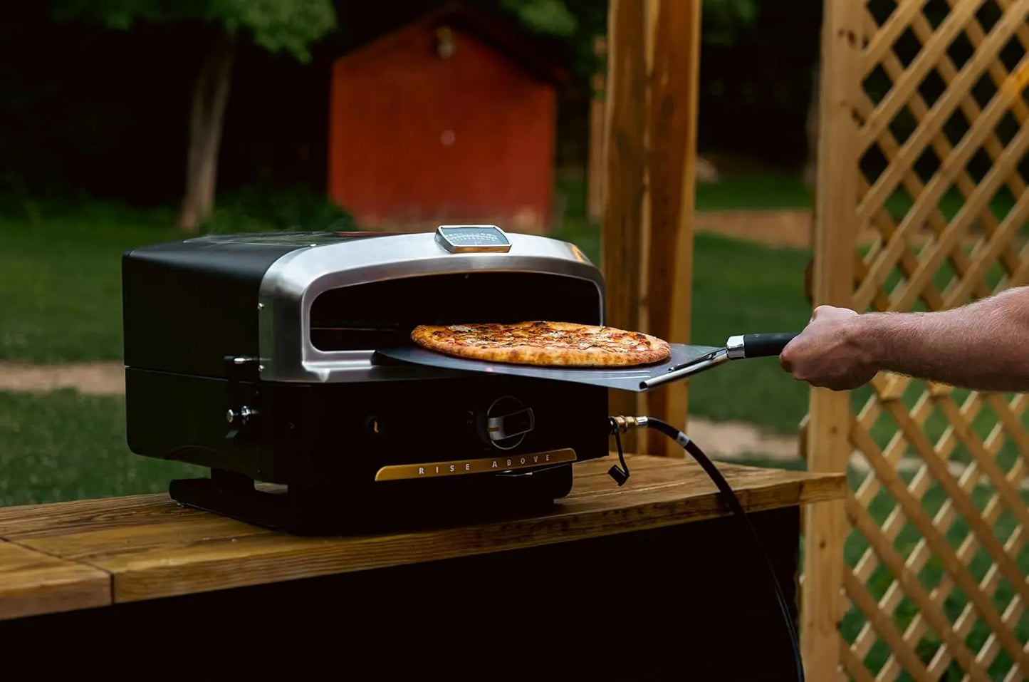 Versa 16 Propane Gas Outdoor Pizza Oven with Rotating Cooking Stone | Portable Appliance for all Outdoor Kitchens