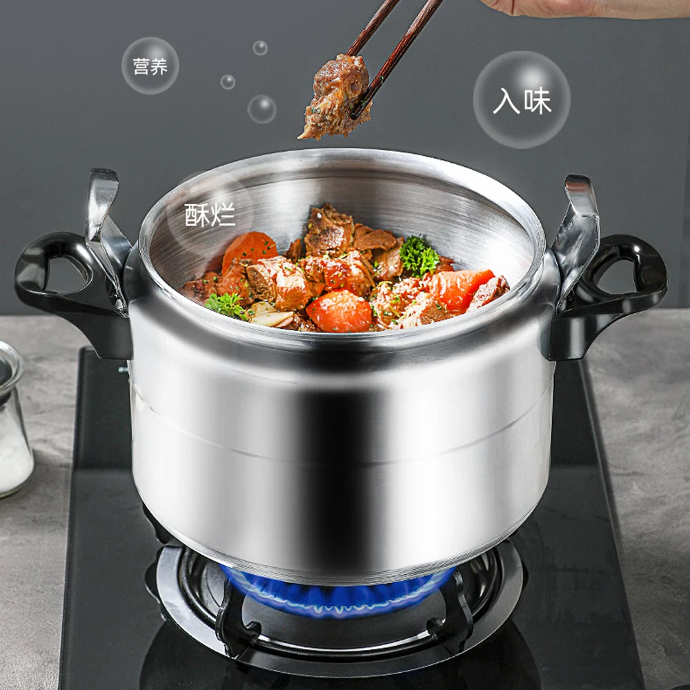 3L 18cm Thickened Pressure cooker Mini Commercial Non-stick Stew Pot Household Cooking Machine 100Kpa Explosion-proof For Gas