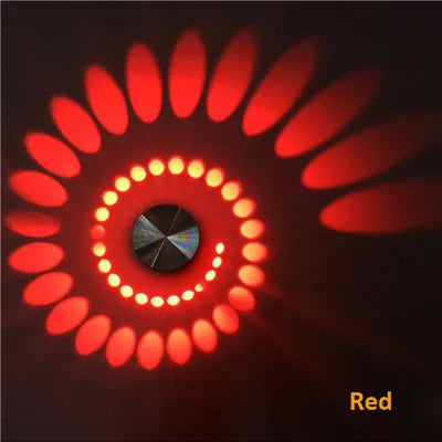 Modern LED Ceiling Light 3W RGB Wall Sconce For Art Gallery Decoration Living Room Front Balcony Porch Corridors Lamp Fixture