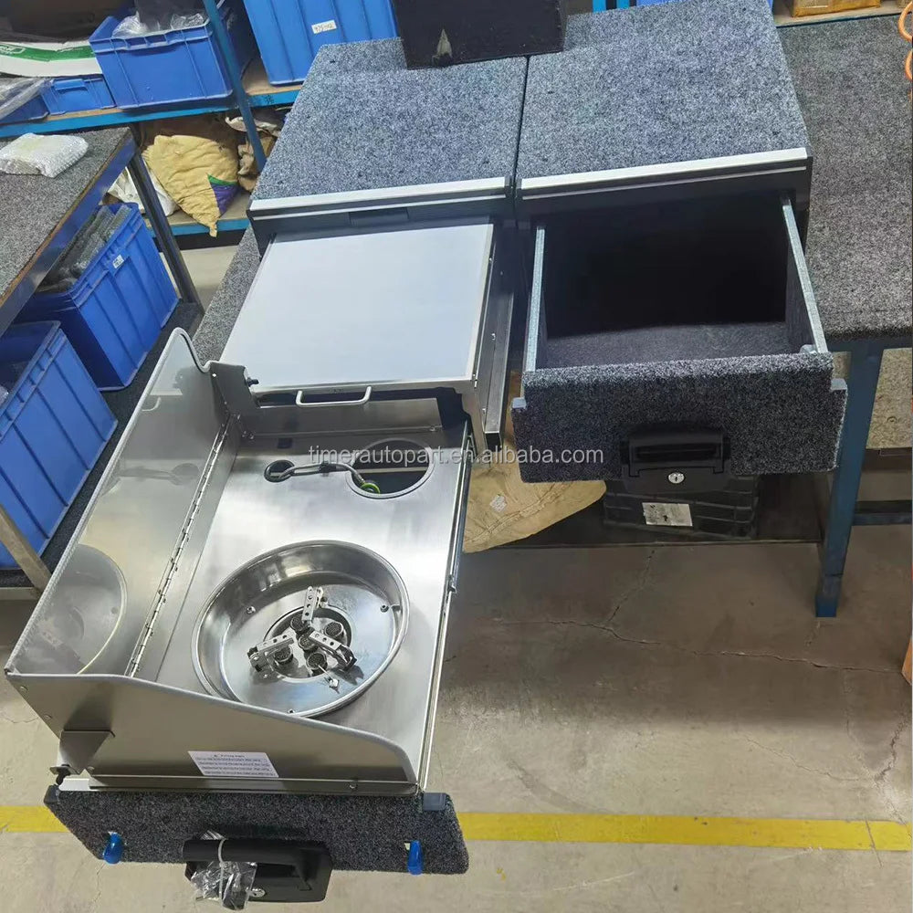 Best 4X4 Truck Heavy Duty Stainless Steel Outdoor Bbq Grill Sliding Cooking Drawers Camping Kitchen Ice Coller Tray