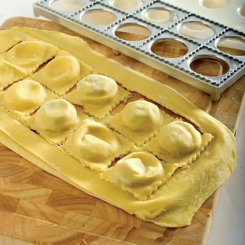Italian Pasta Mold Ravioli Tray Plate Pin Square Edges Frame For Perfect Attachment And Shape Large Ravioli Maker