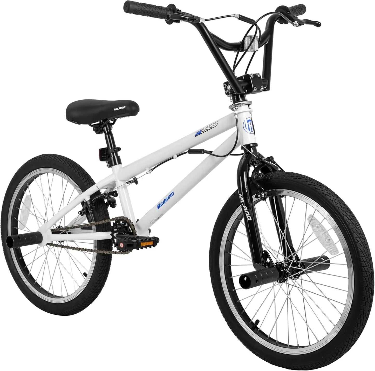 20 inch Freestyle Kids BMX Bike,Beginner-Level to Advanced Riders with 360 Degree Gyro & 4 Pegs, Kids' Bicycles for Boys,Girls,Y