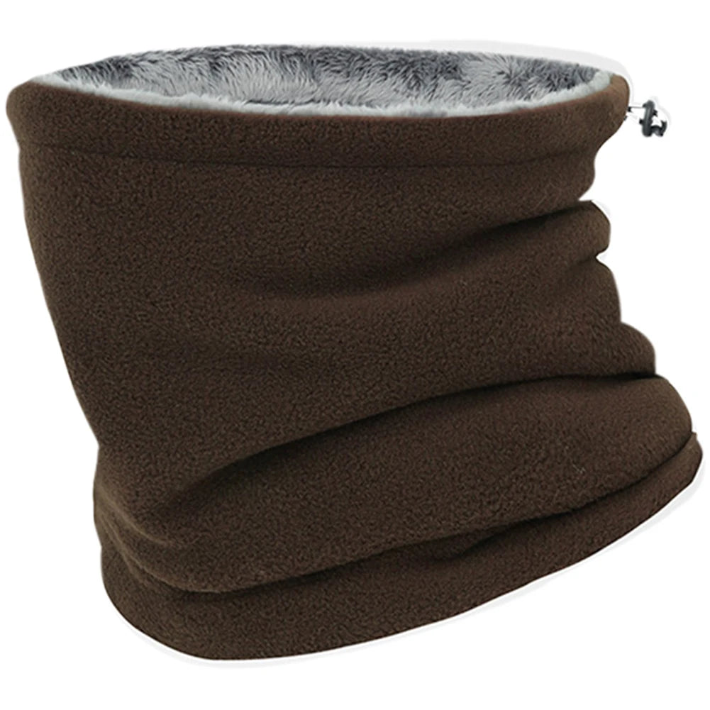 Men Women Winter Neck Warmer Windproof Cold Weather Scarf Fleece Fashion Soft Face Scarf Mask for Skiing Cycling Outdoor Sports