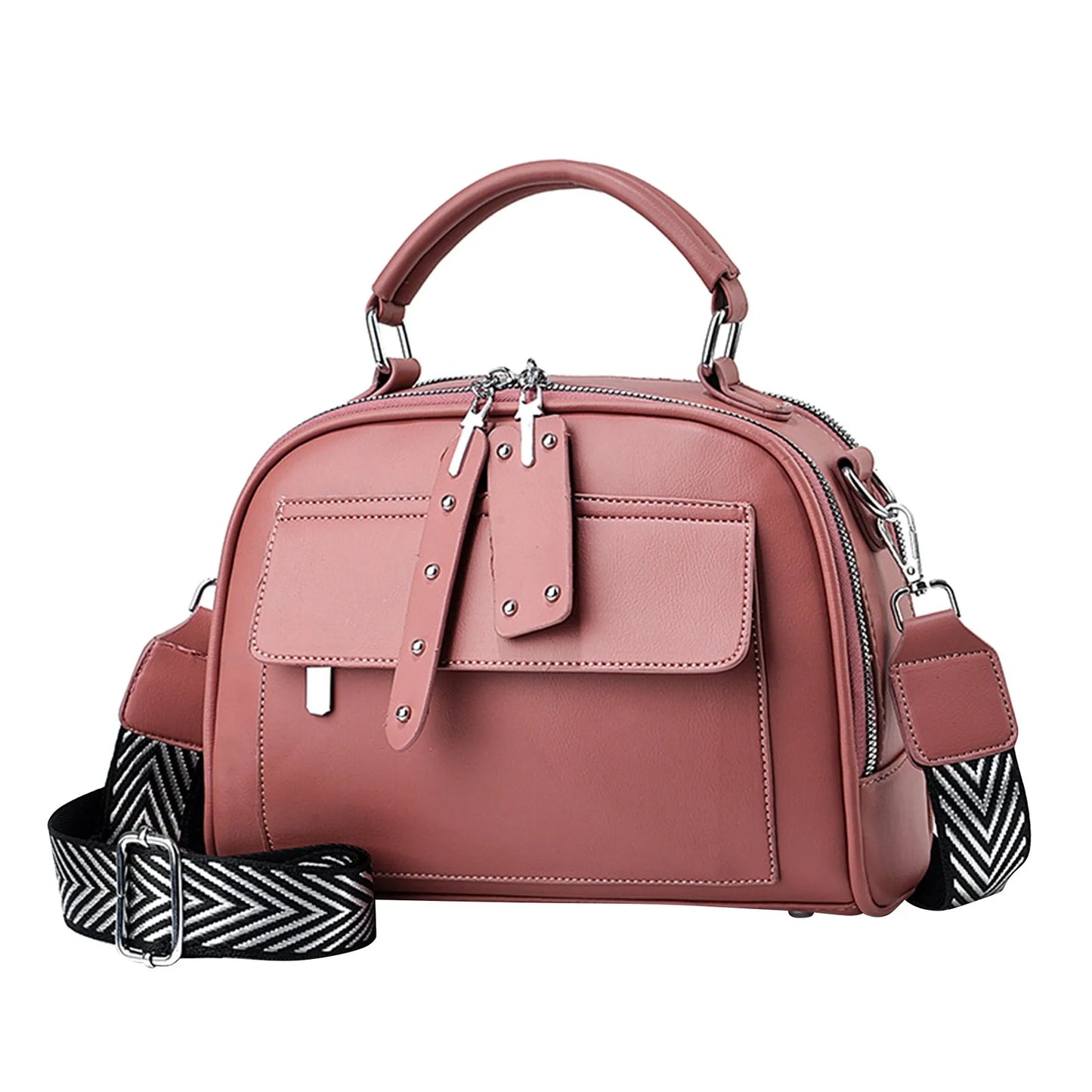 Retro Women's Handbag Crossbody Bags 2024 Korean Fashion Handbag Vintage Women's Shoulder Bag Mini Multi-function Pu Leather Bag