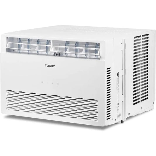 TOSOT 8,000 Air Conditioner Cools up to 350 sq. ft. Quiet, LED, Smart Remote Control, Energy Efficient Window AC,8000 BTU, White