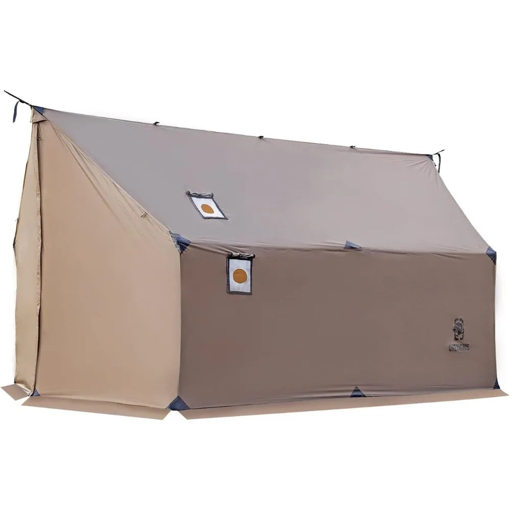 Hammock Hot Tent with Stove Jack, Spacious Versatile Wall Tent with Snow Skirt, 3000mm Waterproof with Zippered Tent Bag