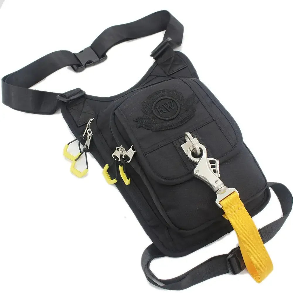 High Quality Waterproof Oxford Waist Fanny Pack Motorcycle Rider  Travel Small Messenger Shoulder Hip Belt Leg Bag New