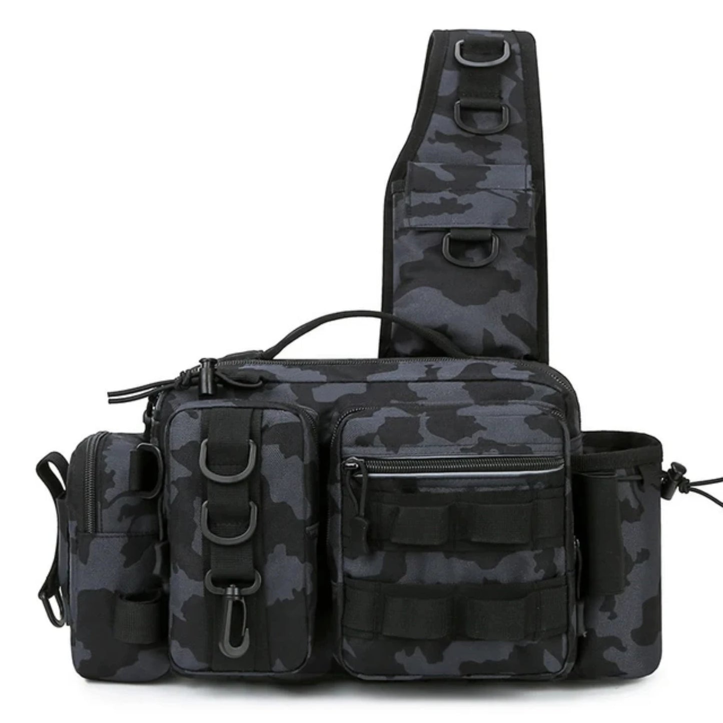 Men Fishing Tackle  Single Shoulder Crossbody Tactical Bags Waist Pack Fish Lures Gear Utility  Fishing Box Chest