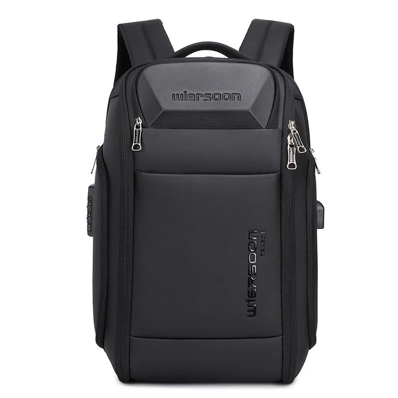 Multi functional Business Bag Waterproof Lockable Anti-theft Breathable Backpack USB Charging Large Capacity Travel Bag