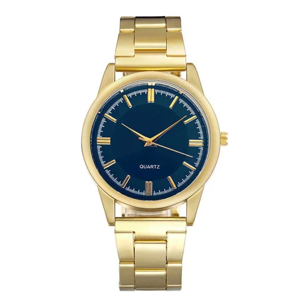 Classic Simple Men's Business Quartz Watch Stainless Steel Round Dial Casual Classic Simple Men's Business Quartz WatchStainles